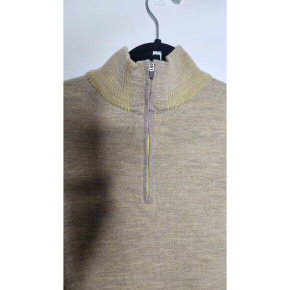 Patagonia Merino Wool Quarter Zip Pullover Sweater Women Size M - Picture 2 of 4